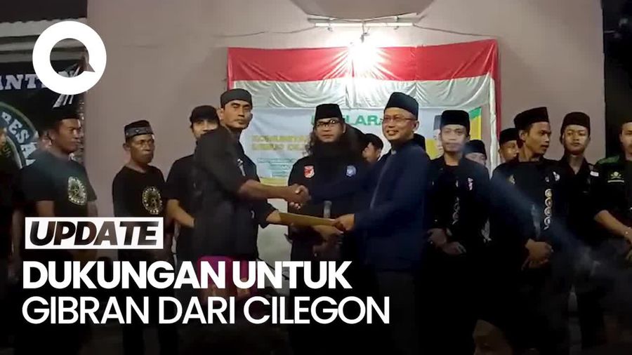 Komunitas Pecinta Debus Cilegon Dukung Gibran Cawapres 2024