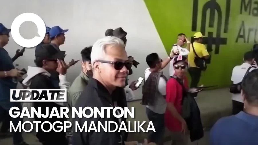 Ganjar Apresiasi Gelaran MotoGP Mandalika: Sekarang Lebih Bagus