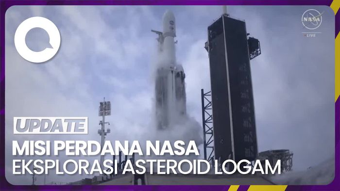 NASA Luncurkan Misi Perdana Eksplorasi Asteroid Kaya Logam