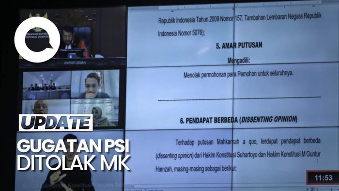 Pertimbangan MK Tolak Gugatan PSI soal Usia Capres-Cawapres
