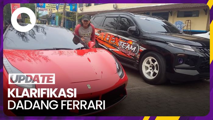 Ferrari-nya Disebut Balap Liar, Ini Klarifikasi Dadang Bos Daviena Skincare