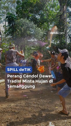 Perang Cendol Dawet, Tradisi Minta Hujan di Temanggung