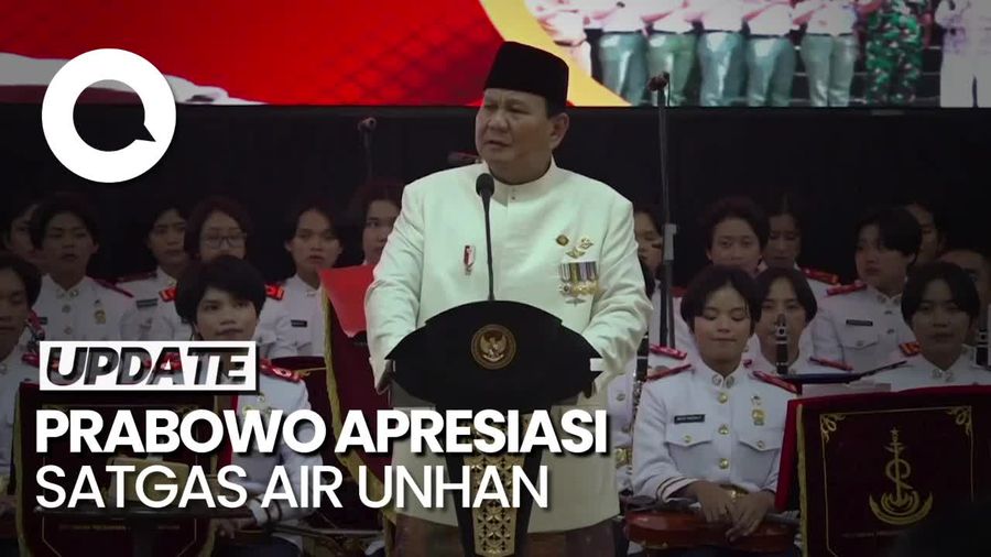 Prabowo Apresiasi Satgas Air Unhan, Minta Perbanyak Inovasi Demi Rakyat