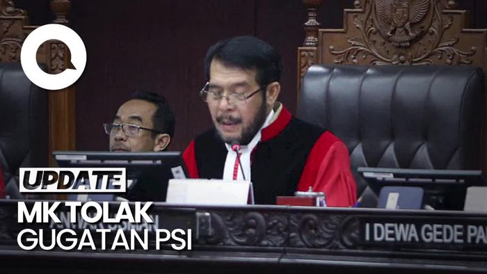 MK Tolak Gugatan PSI soal Batas Usia Capres-Cawapres