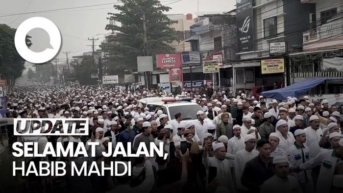 Lautan Manusia Antarkan Habib Mahdi ke Peristirahatan Akhir