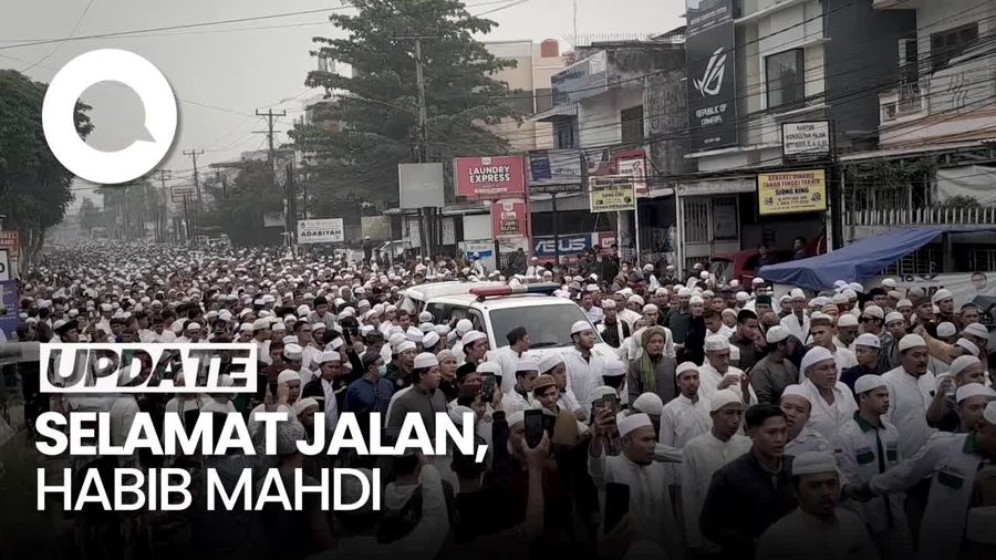 Lautan Manusia Antarkan Habib Mahdi ke Peristirahatan Akhir