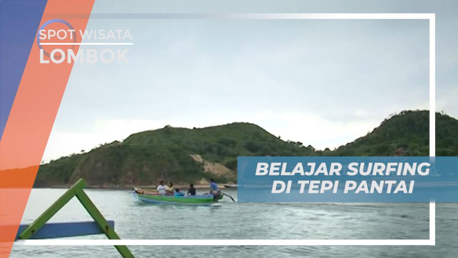 Membelah Laut Menuju Tempat Belajar Surfing di Pantai Gerupuk, Lombok