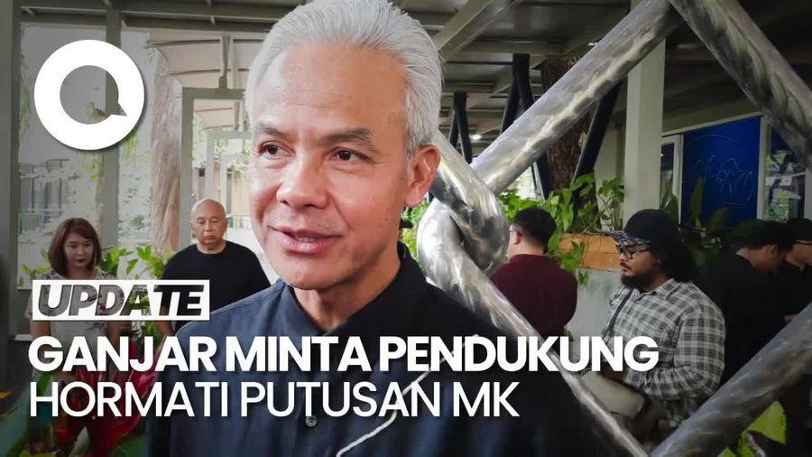 Ganjar Respons soal Putusan MK, Bicara Peluang Gibran Jadi Cawapresnya