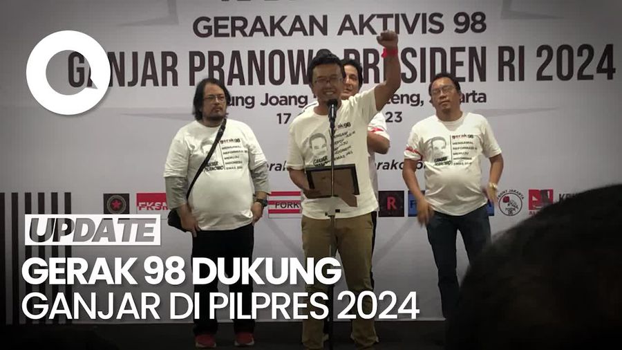 Gerak 98 Dukung Ganjar, Tolak Pemimpin Pelanggar HAM-Dinasti Politik