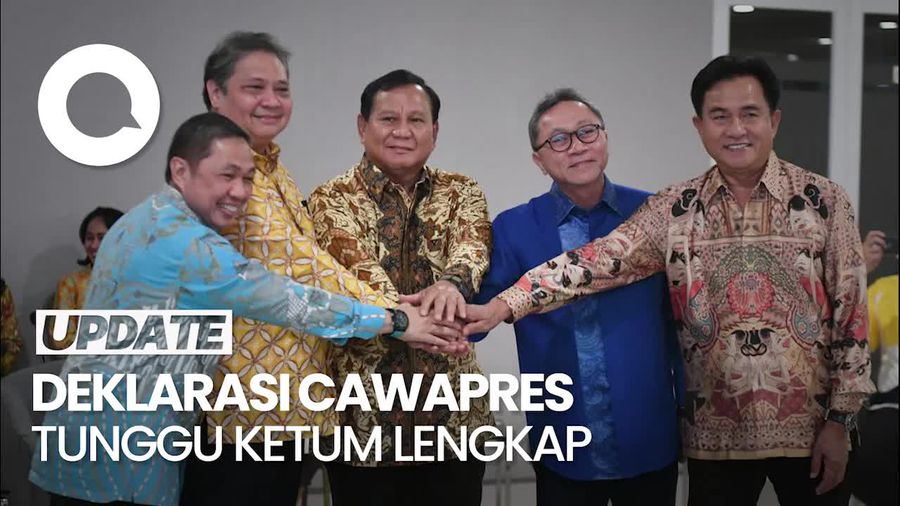 Ganjar Deklarasi Cawapres Besok, Koalisi Prabowo Kapan?