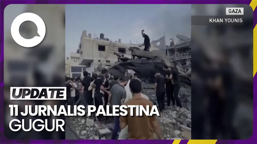 11 Jurnalis Palestina Gugur Sejak Gempuran Israel di Gaza