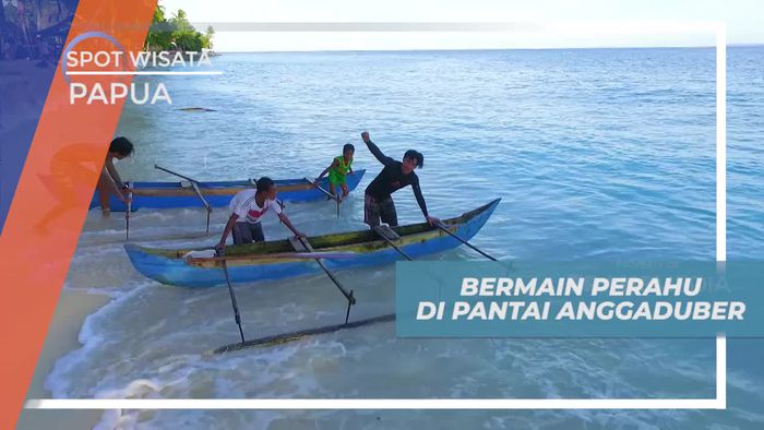 Keseimbangan, Kunci Bermain Perahu Kecil di Pantai Anggaduber Papua