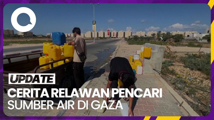 Cerita Warga Gaza Jadi Relawan Pencari Sumber Air