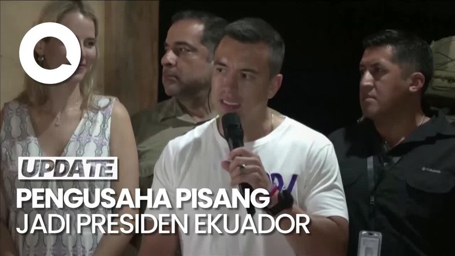 Pengusaha Pisang Jadi Presiden Ekuador di Usia 35 Tahun