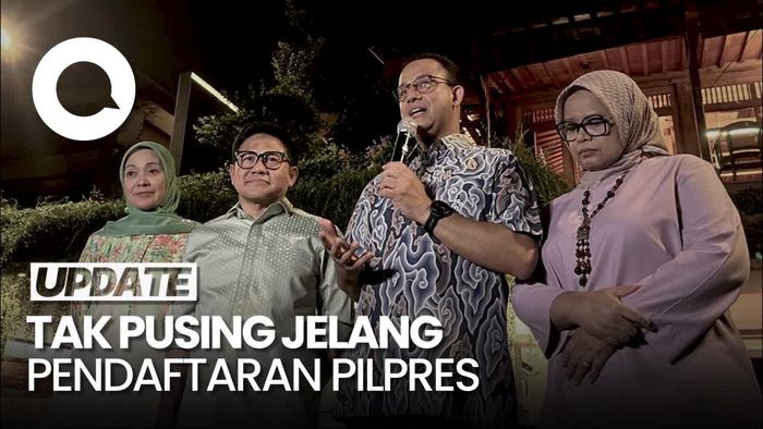 Anies-Cak Imin Bersyukur Sudah Bisa Santai Jelang Daftar Pilpres