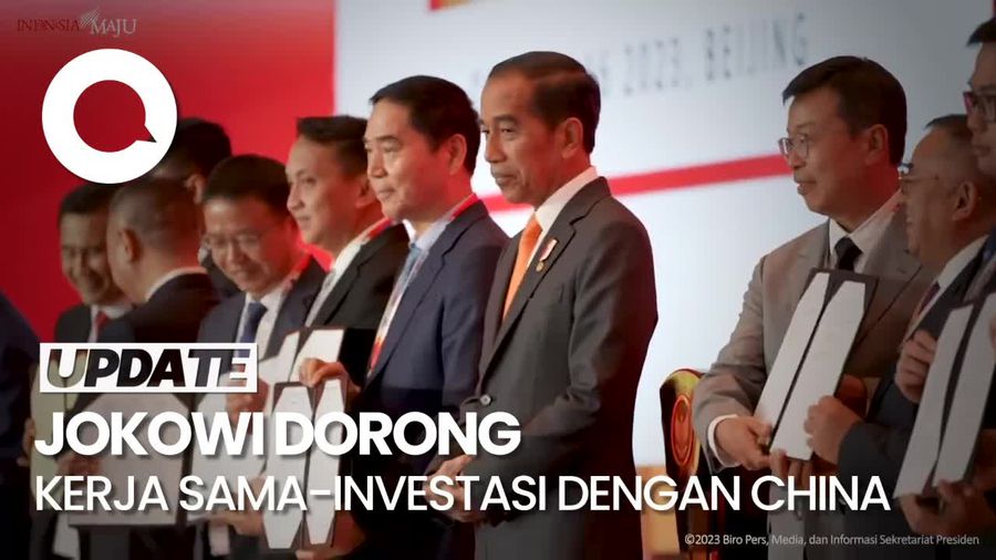 Jokowi Hadiri Forum Bisnis Indonesia-RRT, Dorong Sejumlah Kerja Sama