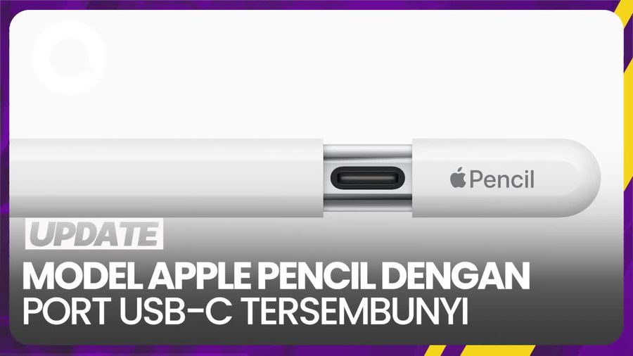Apple Pencil Baru dengan Port USB-C Tersembunyi