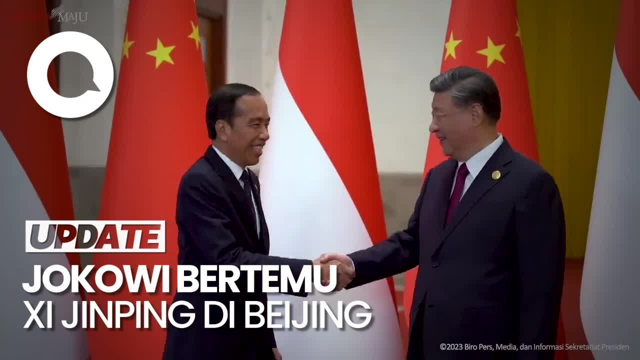 Jokowi Bertemu Xi Jinping Di Beijing, Dorong Tingkatkan Kerjasama Bilateral