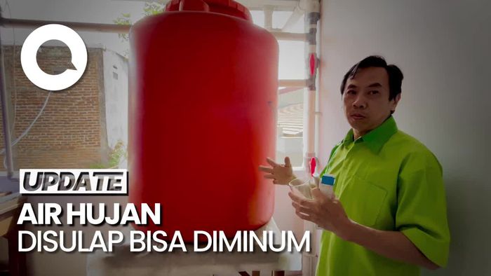 Wow! Warga Bandung Sulap Air Hujan Jadi Layak Konsumsi