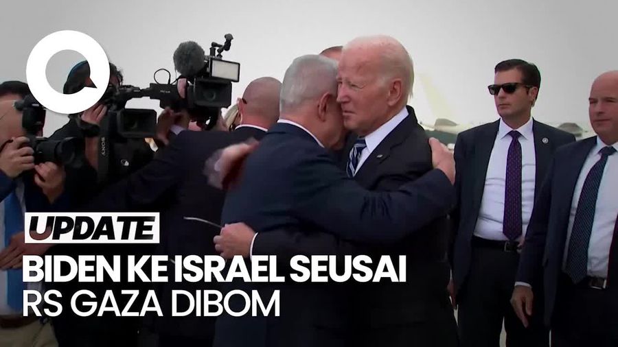 Joe Biden Tiba di Israel Disambut Netanyahu