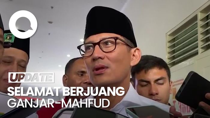 Kata Sandiaga setelah Mahfud Dipilih Jadi Cawapres Ganjar