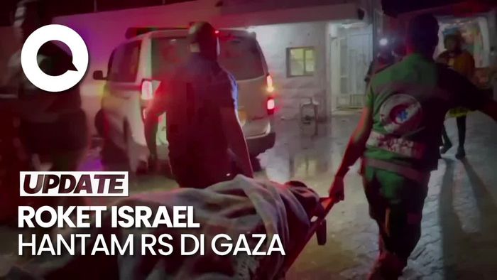 Israel Serang Rumah Sakit di Gaza, 300 Orang Tewas