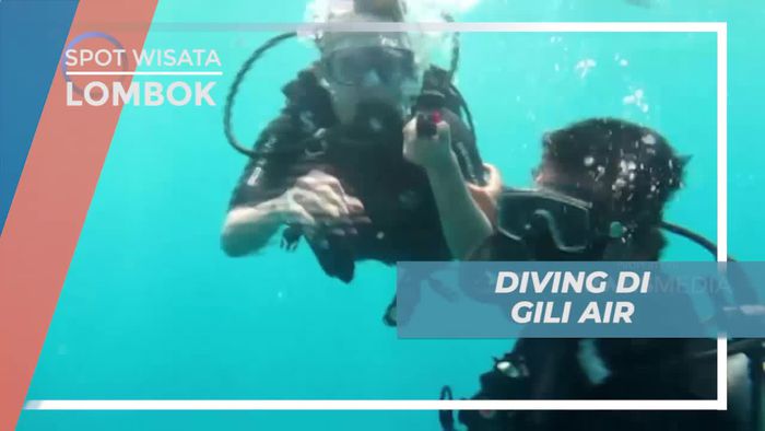 Diving Menikmati Keindahan Aneka Biota Laut di Gili Air Lombok