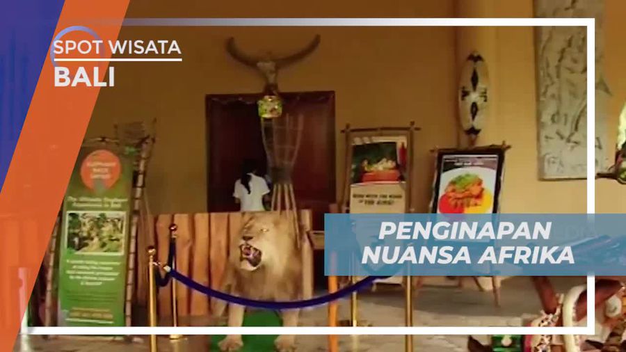 Penginapan Unik Bernuansa Afrika di Gianyar Bali
