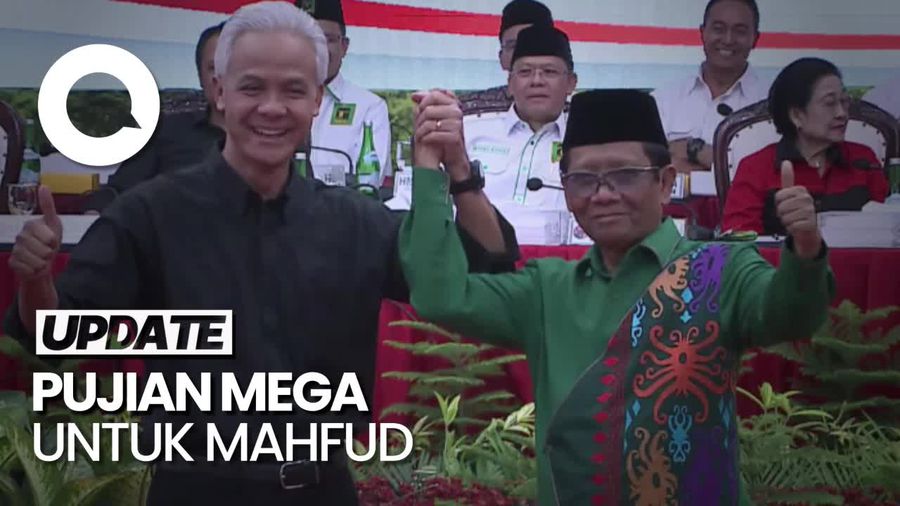 Pujian hingga Alasan Megawati Tunjuk Mahfud Dampingi Ganjar