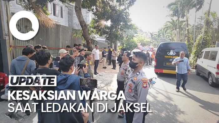 Warga Kaget Rasakan Getaran Ledakan Diduga Bom di Jaksel