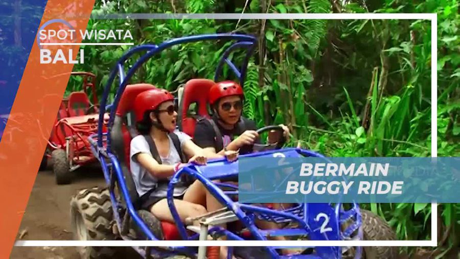 Melewati Jalan Tanah Bermain Buggy Ride, Bali