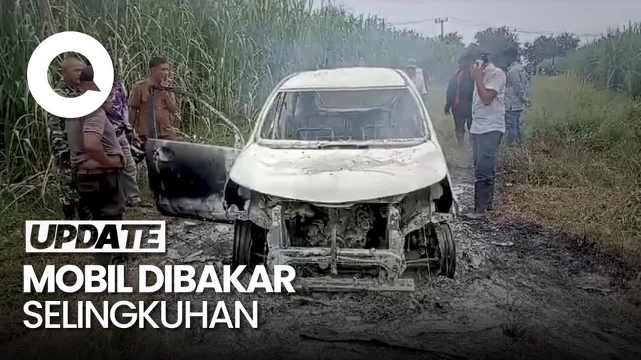 Heboh Mobil Warga Medan Dibakar Selingkuhan di Langkat Sumut