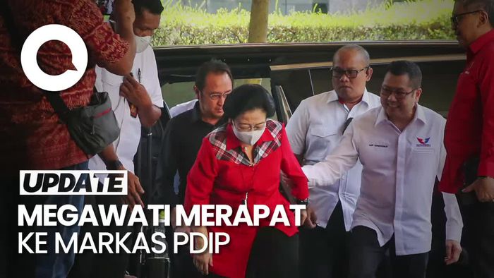 Megawati Tiba di DPP PDIP Jelang Pengumuman Cawapres Ganjar