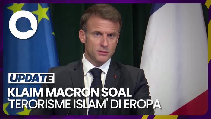 Macron Klaim Eropa Sedang Hadapi Peningkatan Terorisme Islam