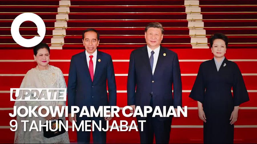 Pidato di China, Jokowi Pamer Pembangunan Infrastruktur di Indonesia