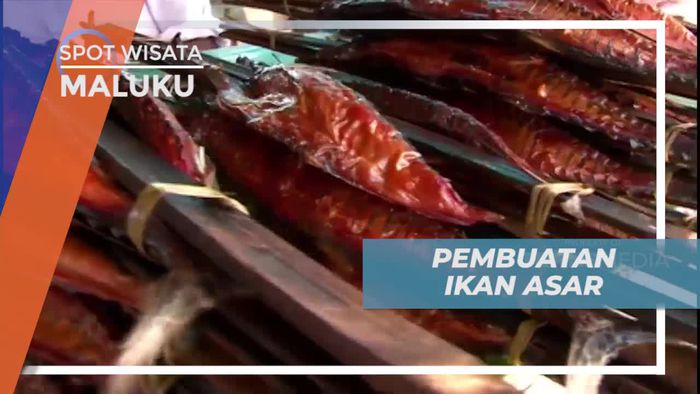 Memasak Ikan Asar, Berbahan Dasar Tuna dan Cakalang, Ambon