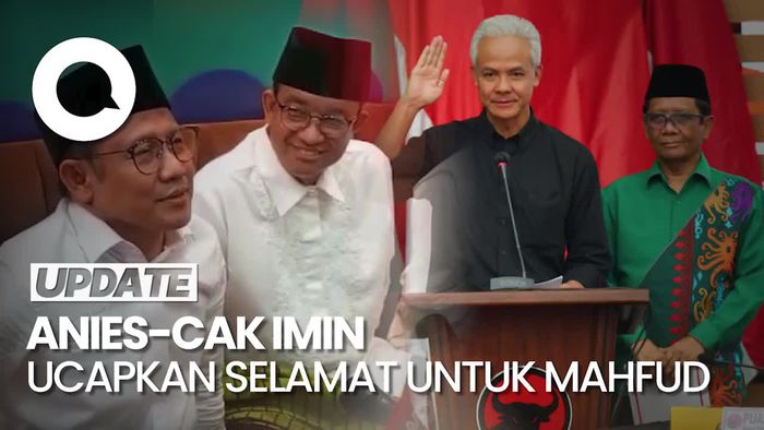 Kata Sambutan Anies-Cak Imin untuk Mahfud Md yang Jadi Cawapres Ganjar