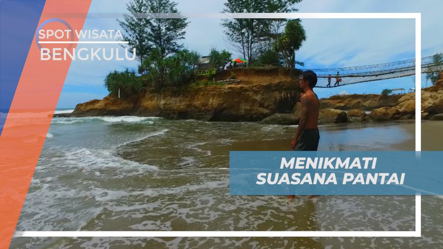 Menikmati Suasana Alam Pantai Sungai Suci, Bengkulu