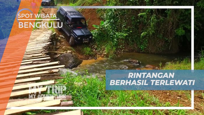Taklukkan Rintangan Melewati Trek Ekstrim Naik Turun Sungai, Bengkulu