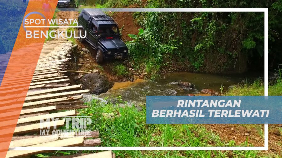 Taklukkan Rintangan Melewati Trek Ekstrim Naik Turun Sungai, Bengkulu