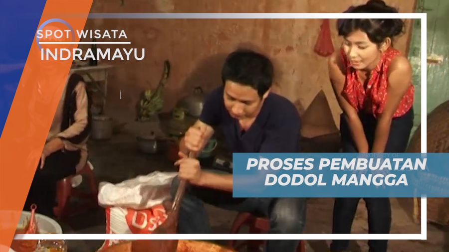Melihat Secara Langsung Proses Pembuatan Dodol Mangga, Indramayu