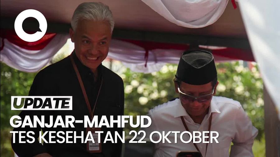 KPU Jadwalkan Ganjar-Mahfud Tes Kesehatan Minggu: Bertepatan Hari Santri