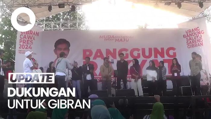 Sambut Putusan MK, Warga Bandung Dukung Gibran Jadi Cawapres