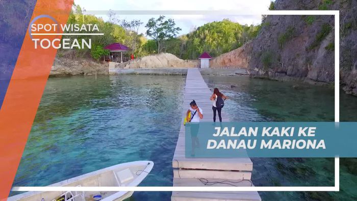 Berjalan Kaki Sejauh Satu Kilometer Menuju Danau Mariona Kepulauan Togean