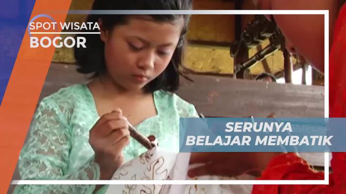 Keseruan Belajar Membatik di Kampung Budaya Kota Bogor