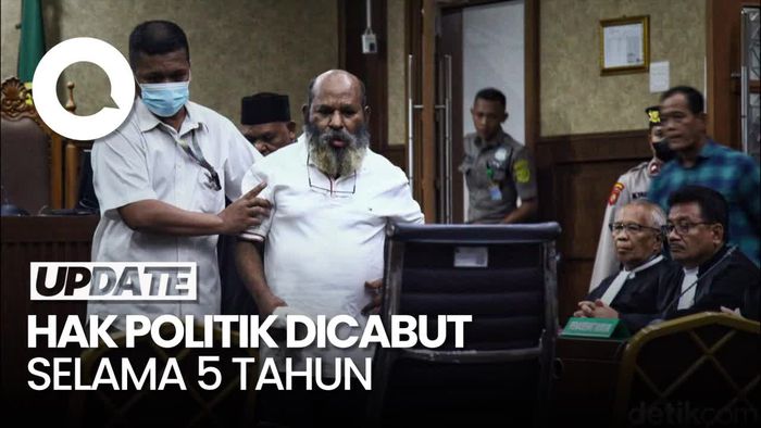 Lukas Enembe Dihukum Bayar Uang Pengganti Rp 19 M, Hak Politik Dicabut