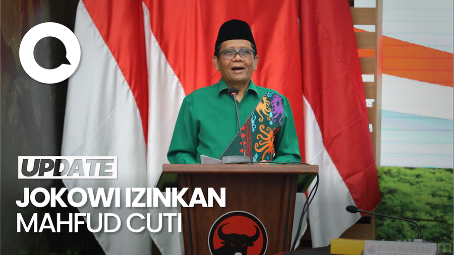 Daftar ke KPU, Mahfud Md Cuti Sebagai Menko Polhukam