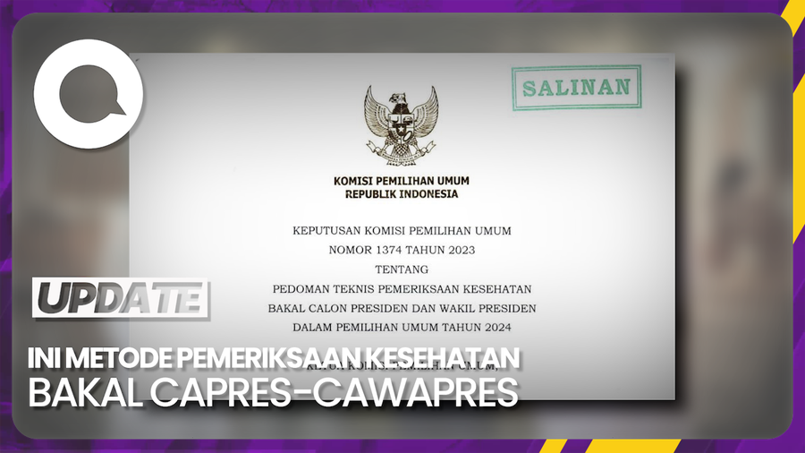 Deretan Metode Pemeriksaan Kesehatan yang Dilalui Bakal Capres-Cawapres