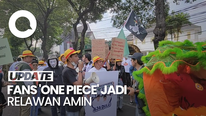Nakama One Piece Siap Antar Anies-Cak Imin Daftar Pilpres di KPU