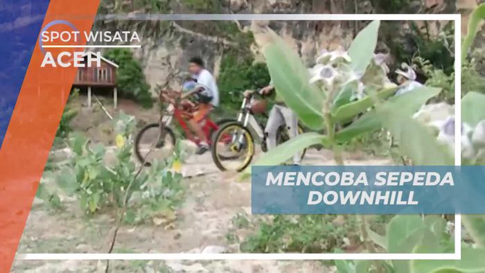 Mencoba Sensasi Menaiki Sepeda Downhill, Aceh